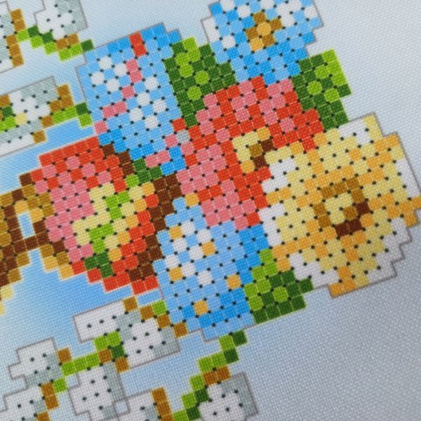 БК_096 Easter Bow with Pysanky (11*140 cm), bead embroidery kit