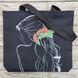 СВ168 Пошитая сумка-шоппер с девушкой, набор для вышивки бисером СВ168 фото 4
