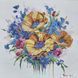 ТА-517 Yellow-and-Blue Sonata-2 (30*30 cm), bead embroidery kit of the patriotic picture