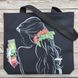 СВ168 Пошитая сумка-шоппер с девушкой, набор для вышивки бисером СВ168 фото 8