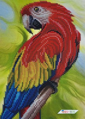 А5-Д-500 Папуга, набір для вишивання бісером картини А5-Д-500 фото