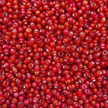 95078 Czech Preciosa beads 10 grams dyed red