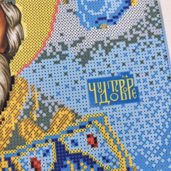 609 Святий Миколай Чудотворець (30*42 см), набір для вишивки бісером ікони 609 фото