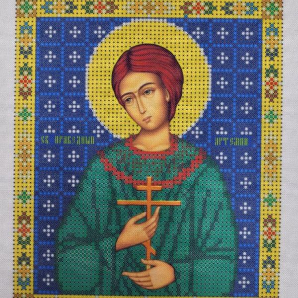 124-94161 Святой праведный Артемий (Артем), набор для вышивки бисером иконы 124-94161 фото