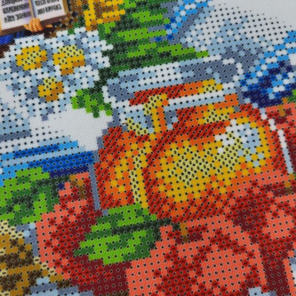 99116 Спасівський дитячий рушник на кошик, набір для вишивки бісером 99116 фото