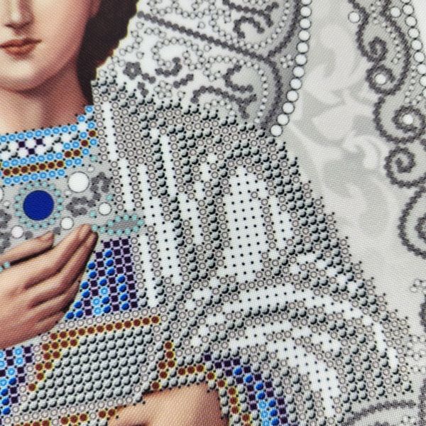 ЖС-4016 Святий Пантелеймон Цілитель у перлах, набір для вишивання бісером ікони ЖС-4016 фото