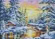 БС-2125 Winter Landscape (41,2*58,2 cm), bead embroidery kit of the picture