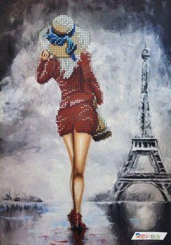 А4-К-1346 Paris (21*29,7 cm), bead embroidery kit of the picture