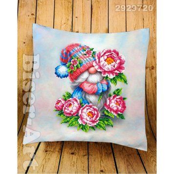 2929720 Peony Gnome Cushion (30*30 cm), bead embroidery kit