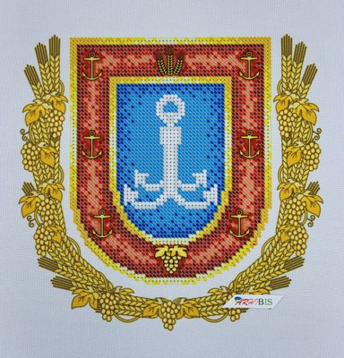 БС 4256 Герб Одесской области, набор для вышивки бисером картины БС 4256 фото