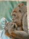 ТА-096 The Thinker (24*33 cm), bead embroidery picture kit with a monkey