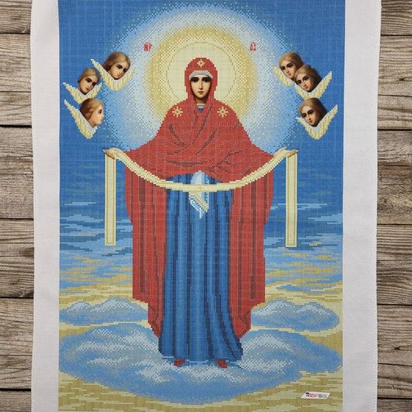 ТО144пн4058 Покрова Пресвятой Богородицы, набор для вышивки бисером иконы ТО144пн4058 фото
