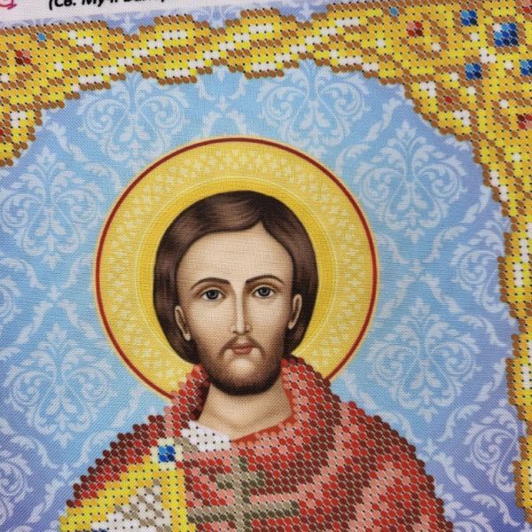РІ-4067 Saint Valerius (19*23 cm), bead embroidery pattern of the icon