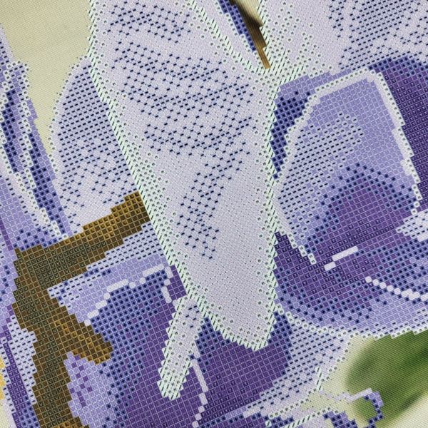 ТК100 Стильна фіолетова орхідея, набір для вишивки бісером картини ТК100 фото
