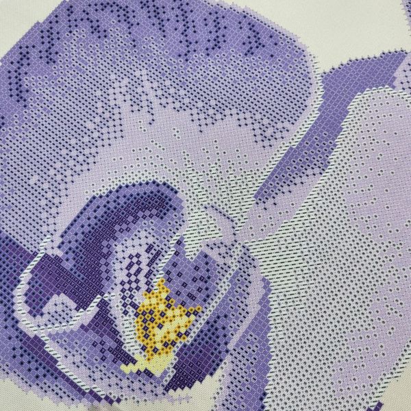 ТК100 Стильна фіолетова орхідея, набір для вишивки бісером картини ТК100 фото