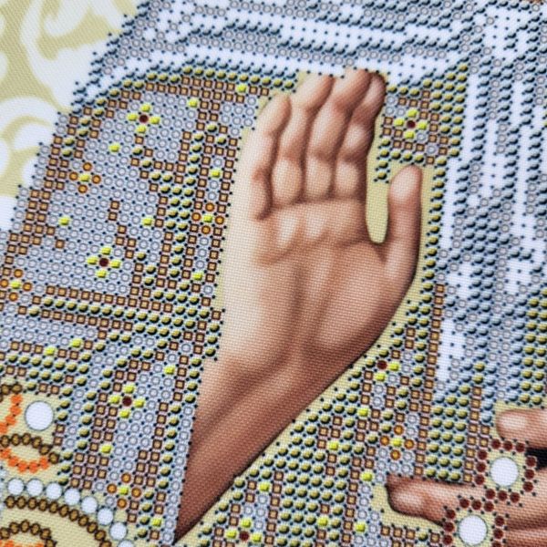 ЖС-3013 Свята Матрона в перлах, набір для вишивання бісером ікони ЖС-3013 фото