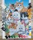А2-К-1123 Spring Kittens (42*59,5 cm), bead embroidery kit of the picture