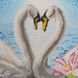 362 Любовь в верности, набор для вышивки бисером картины с лебедями 362 фото 7