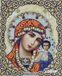ЖЛ-4701 Богородиця Казанська у перлах та кристалах, набір для вишивки бісером ікони