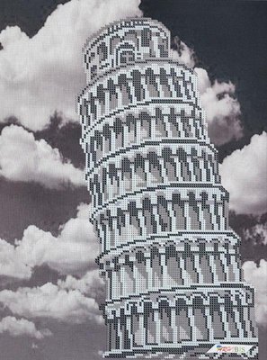 3631 Пізанська вежа Італія, набір для вишивання бісером картини 3631 фото
