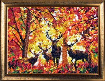 ВТ575 Deer (25*34 cm), bead embroidery kit of the picture