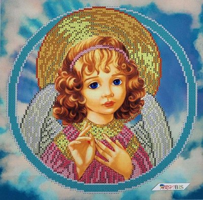 АДМ-2 Ангел дитячих мрій (2), набір для вишивання бісером ікони АДМ-2 фото