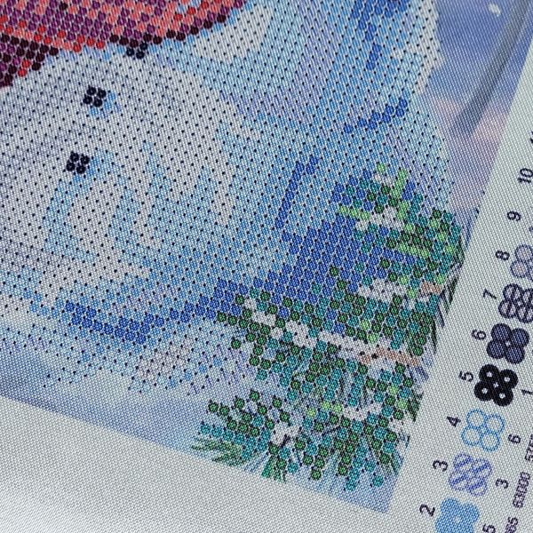 ТМ-107 Новогодний почтальон, набор для вышивки бисером картины ТМ-107 фото