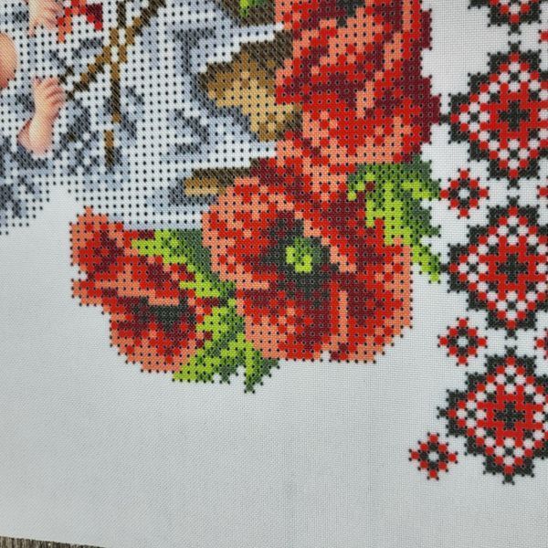 99001 Child's Easter Basket Towel with a Little Angel (27*30 cm), bead embroidery kit
