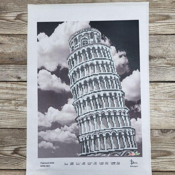 3631 Пізанська вежа, набір для вишивання бісером картини d3631 фото