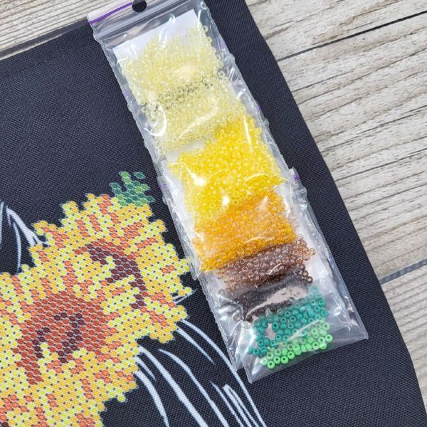 КОС152 Косметичка з дівчиною (25*20*4 см), набір для вишивання бісером КОС152 фото