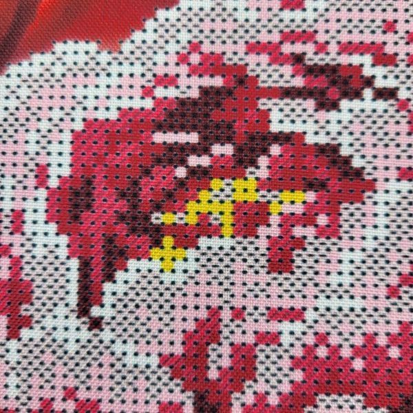 3537-9015 Tenderness of Flowers (35*37 cm), bead embroidery kit of a tote bag