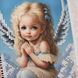 10152052 Ангелочек на облаках, набор для вышивки бисером иконы в рамке 10152052 фото 10