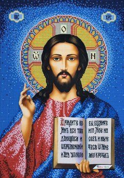 620 Господь Вседержитель (30*42 см), схема для вишивки бісером ікони схема-ба-620 фото