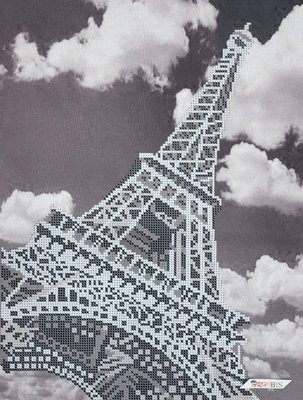 3630 Ейфелева вежа Париж, набір для вишивання бісером картини 3630 фото