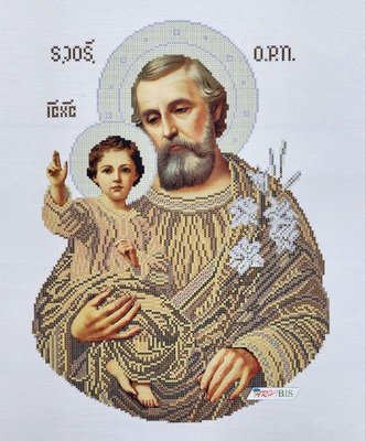СЙІ-с Святий Йосиф з Ісусом, набір для вишивки бісером ікони СЙІ-с фото