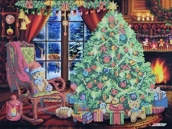 3542 Christmas (29,7 *42 cm), bead embroidery picture kit