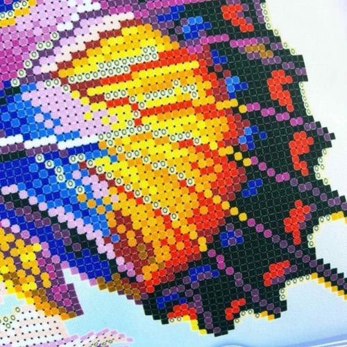 НД_249 Cushion Butterfly (31*31 cm), bead embroidery kit