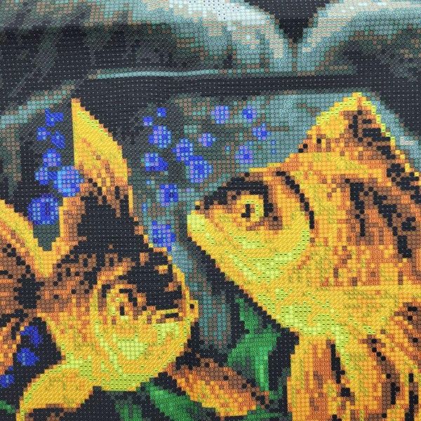 ОСП-64 Рыболовы, набор для вышивки бисером картины с котами ОСП-64 фото