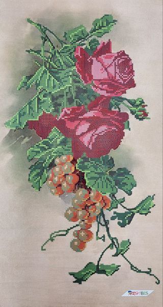 ТК-024 Розы и виноград, набор для вышивки бисером картины ТК-024 фото