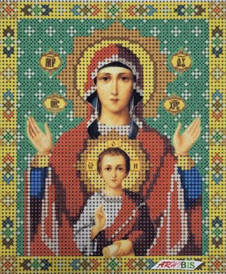 224-94261 Ікона Божої Матері Знамення, набір для вишивки бісером 224-94261 фото