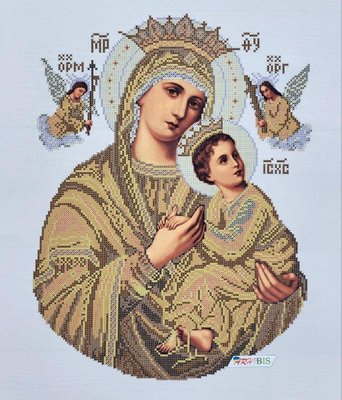 БНП-с Богородица неустанной помощи, набор для вышивки бисером иконы БНП-с фото