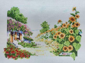 ТА-052 Сільський пейзаж (24*32 см), набір для вишивання бісером картини ТА-052 фото