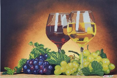 975 Виноградне вино, набір для вишивання бісером картини 975 фото