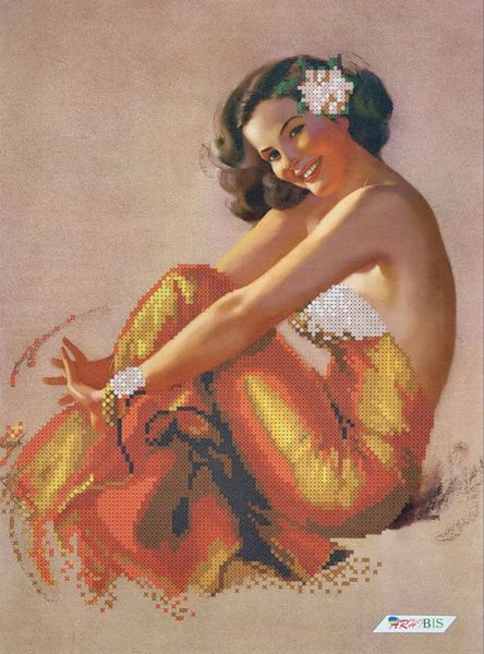 ММЖС-001 By Rolf Armstrong, набір для вишивання бісером картини ММЖС-001 фото