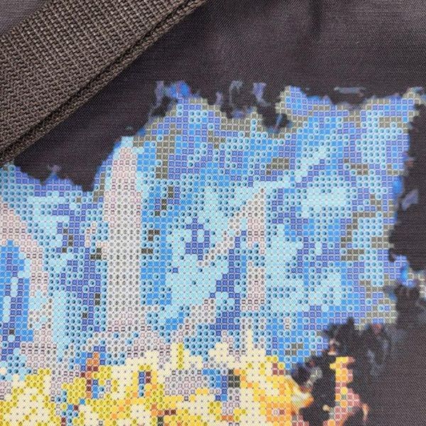 СВ80 Pre-sewn Tote Bag with Trident (36*33*6 cm), bead embroidery kit