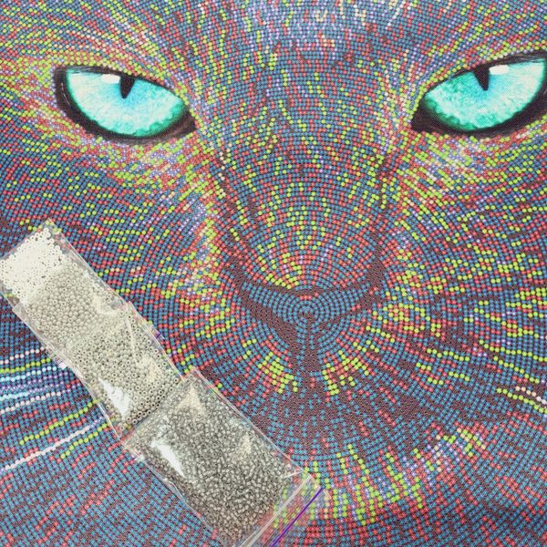 ТА-311 Оникс, набор для вышивки бисером картины с котом ТА-311 фото