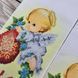 24015 Easter bow for a basket (12*150 cm), bead embroidery kit