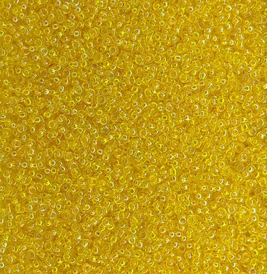 81010 чеський бісер Preciosa 10 грам райдужний прозорий жовтий Б/50/0743 фото