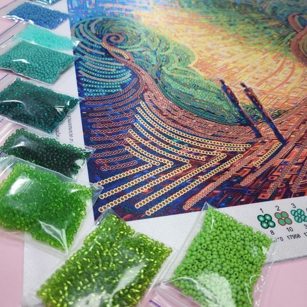 ТА-270 Біля витоків (30*30 см), набір для вишивання бісером картини ТА-270 фото