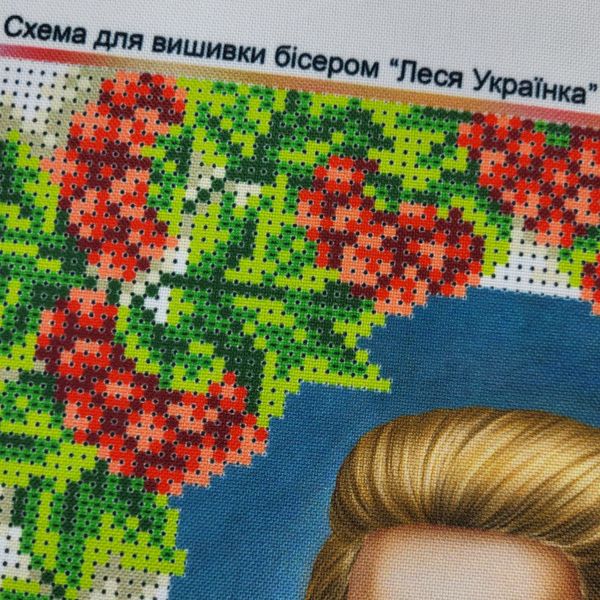 480 Леся Украинка, набор для вышивки бисером писательницы 480 фото